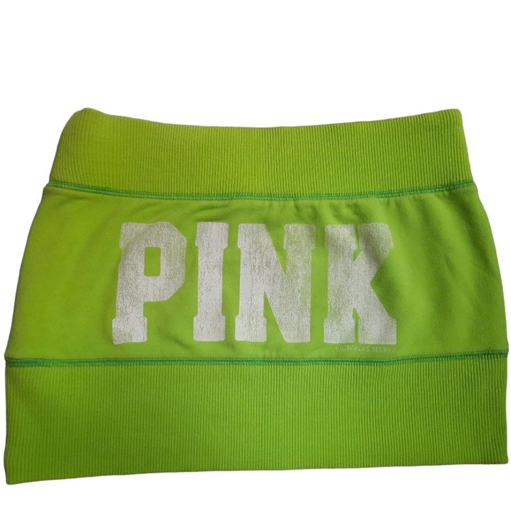 PINK Victoria's Secret Lime Neon Green Skirt Size XS